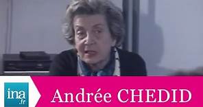 Andrée Chedid à la semaine de la poésie - Archive INA