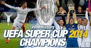 🔥 UEFA Super Cup 2014 | Real Madrid 2-0 Sevilla | 2 Cristiano goals!