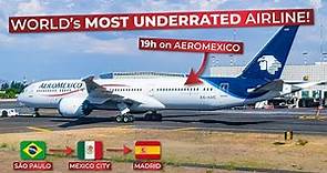 FLIGHT REVIEW | Economy Class on Aeromexico's Boeing 787-9 from São Paulo via MEX to Madrid!