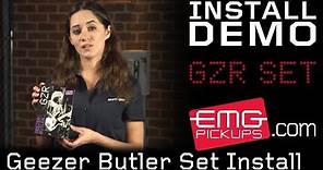 EMG Geezer Butler GZR P Pickup installation