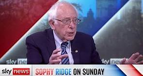 Bernie Sanders compares US 'oligarchy' to Russia