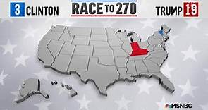 Race to 270! Watch the LIVE electoral map