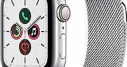 Apple Watch Series 5 (GPS + Cellular, 40mm) - ​ Stainless Steel Case with Milanese Loop