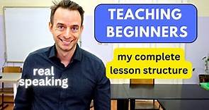 How to Teach English to Beginners: Creating a Full Lesson