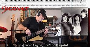 Pink Floyd - Arnold Layne - Bass Cover with Tabs in 4K