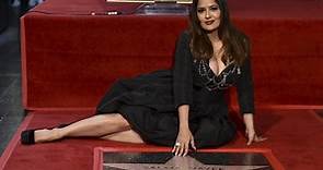 Salma Hayek Pinault honored with star on Hollywood Walk of Fame