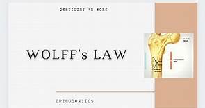 WOLFF'S LAW