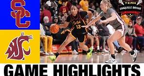 #11 USC vs Washington State Highlights | NCAA Women's Basketball | 2024 College Basketball