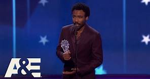 Donald Glover Wins Best Actor in a Comedy Series | 22nd Annual Critics' Choice Awards | A&E