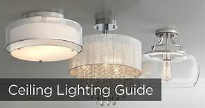 How To Buy Ceiling Lighting - Buying Guide - Lamps Plus