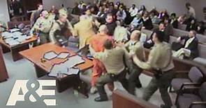 Court Cam: Courtroom Erupts in Chaos as Victim’s Brother Attacks Murderer | A&E