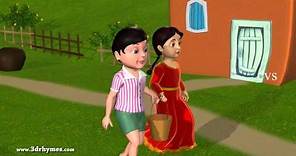 Jack and Jill went up the hill - 3D Animation English Nursery rhyme for children