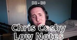 Christopher Cosby Low Notes [D2-G#1-C1]