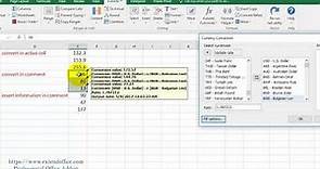 Quickly Convert Currency (USD To EURO / USD To GBP) In Excel