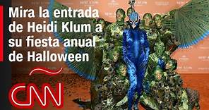 Mira la entrada de Heidi Klum a su fiesta anual de Halloween