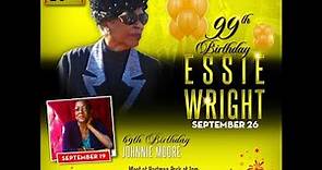 99th Birthday Parade for Essie Wright & 69th for Johnnie Moore