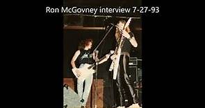 Metallica Ron McGovney - Interview 7-27-93