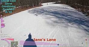 Ski Jack Frost ⛷️🏔️⛷️Jane's Lane trail 3/20/23 DII lift HD 4K w/ Telemetry
