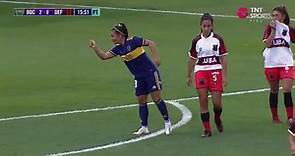FEM: 14' PT: Gol de Fabiana Vallejos, Boca 2-0 Defensores de Belgrano