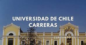 Universidad de Chile: Todas las carreras que imparte