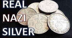 NAZI Silver! World War II era silver coins!
