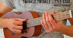Twinkle Twinkle Little Star EASY Ukulele Tutorial With Chords / Lyrics