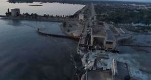 烏克蘭水壩遭炸毀淹沒第聶伯河沿岸8地區 俄烏互控對方所為[影] | 國際 | 中央社 CNA