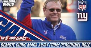 Giants demote Chris Mara away from personnel role