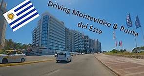 Driving Montevideo y Punta del Este. 4k