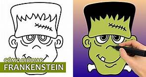 Cómo Dibujar A Frankenstein | Fácil Tutorial De Dibujo Paso A Paso