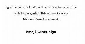 Sparkle Emoji #microsoftword #technologist17