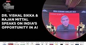 Dr. Vishal Sikka & Rajan Mittal Speaks On India's Opportunity And Responsibility In AI | IEC |ET Now