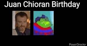 Juan Chioran Birthday