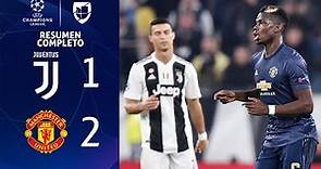 Juventus 1-2 Manchester United - GOLES Y RESUMEN EXTENDIDO - UEFA Champions League