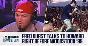 Fred Durst Stops by the Stern Show Before Woodstock ’99