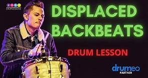 6 Surprising Syncopated Drum Grooves! | Displaced Backbeat | Improve Your Drumming