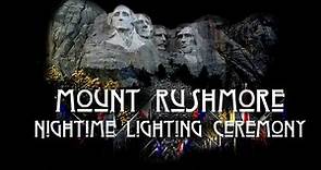 Mt Rushmore at Night