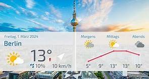 Das Wetter für Berlin (27.05.2024)