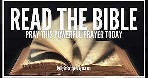 Prayer To Read The Bible | Powerful Prayer For Reading God's Word Daily