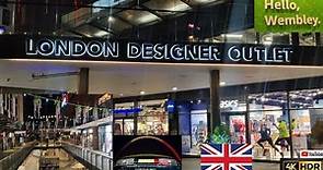 London Designer Outlet Shopping Centre Walking Tour | Wembley | London | UK 2023 | 4K HD