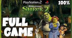 Shrek 2 (PS2) - FULL GAME 'Longplay' 100% HD Co-Op Walkthrough - No Commentary