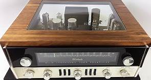 McIntosh MX110 Tuner Preamp - Glorious Tubes Within A Custom Clear Cabinet