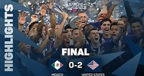 Highlights | Mexico vs United States | 2023/24 Concacaf Nations League Final