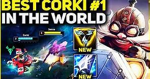 RANK 1 BEST CORKI IN THE WORLD AMAZING GAMEPLAY! | League of Legends