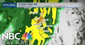 Bay Area Forecast: Storm brings rain, colder temps and big Sierra snow