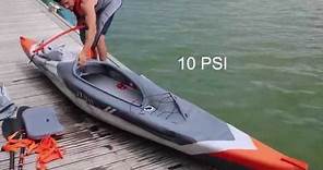 COMMENT UTILISER UN KAYAK DE RANDONNÉE GONFLABLE X500 ITIWIT