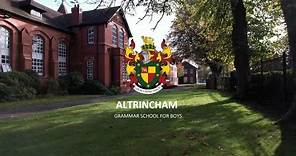 Altrincham Grammar School for Boys' - Promo Film - October 2023