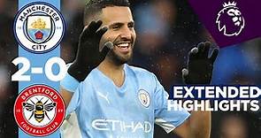 Riyad Mahrez SCORES FROM THE SPOT! | City 2-0 Brentford | Extended Highlights