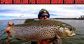 Spring Trolling For Oswego New York Brown Trout