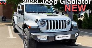 NEW 2023 Jeep Gladiator - Walkaround REVIEW, interior, exterior